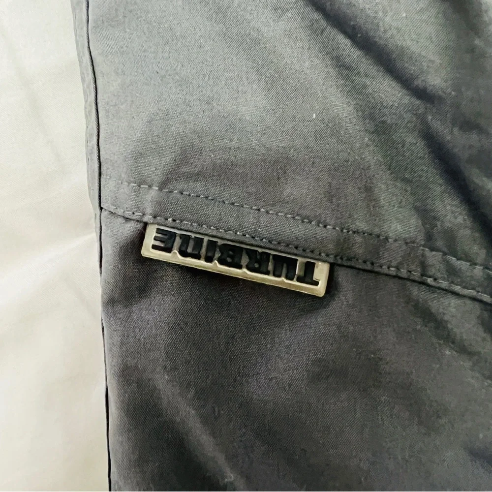 Turbine Outerwear Mens Grey Ski Winter Snow Insulated Pants Large Cargo Pockets - Picture 4 of 12